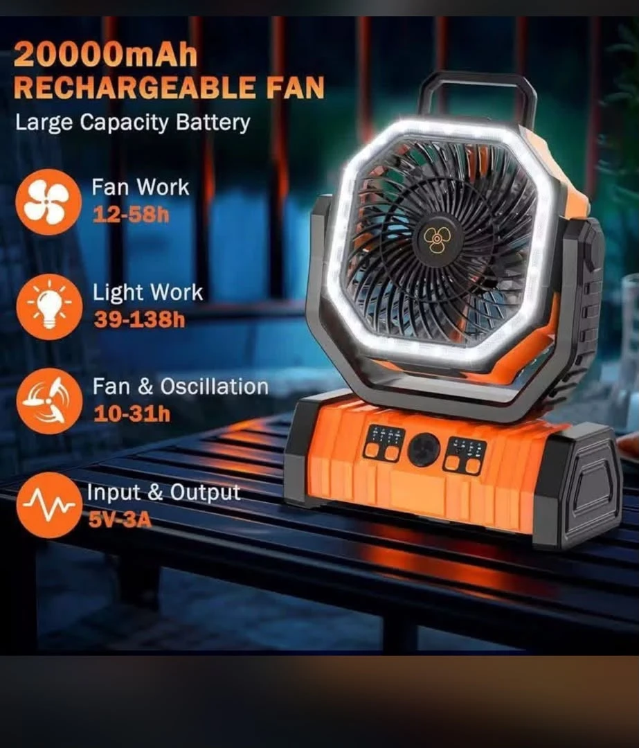 Ventilador recargable F6 Original's foto | DeTodo UnTin |  BizneCubano